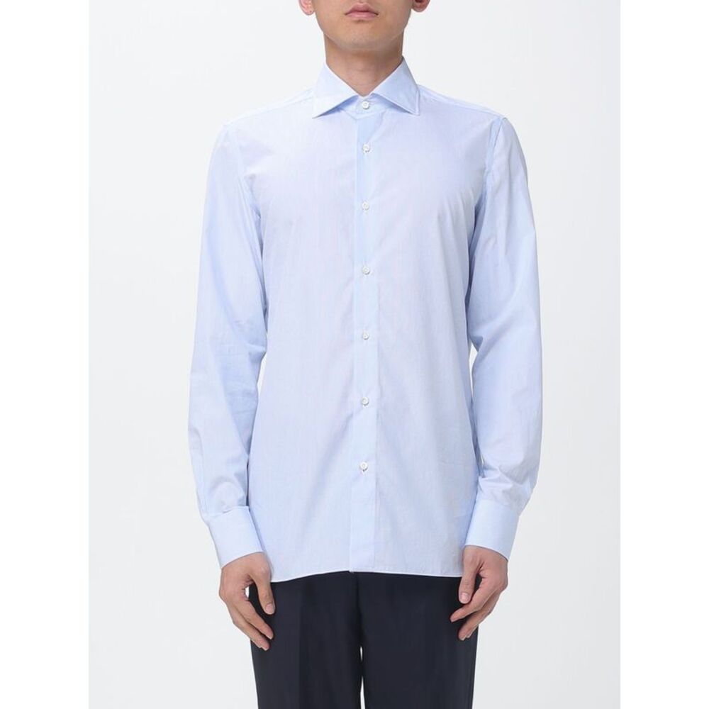 Luigi Borrelli Shirt Men Sky